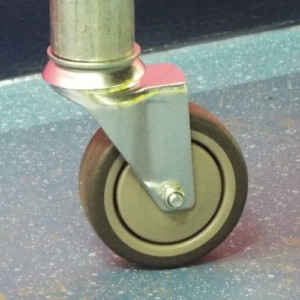 Unbraked Swivel Castor & Expander for 42.4mm / 48.3mm Tube