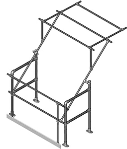 Type B Narrow Model Pallet Gate (Galvanised)