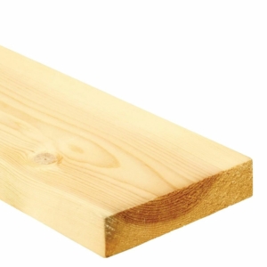 1.2m x 33 x 220mm Redwood PSE Planed All Round Timber - Shelf Board